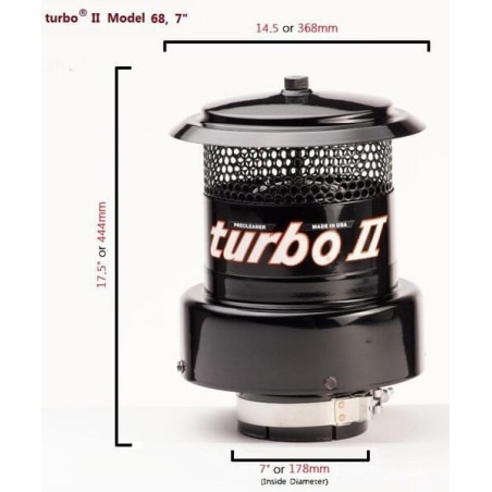 Luftvorfilter turbo 2, Typ 68-7 Zoll - 211068002