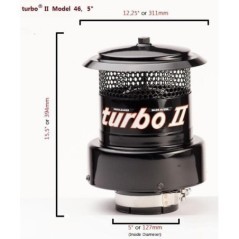 Luftvorfilter turbo 2, Typ 46-5 Zoll - 211046001