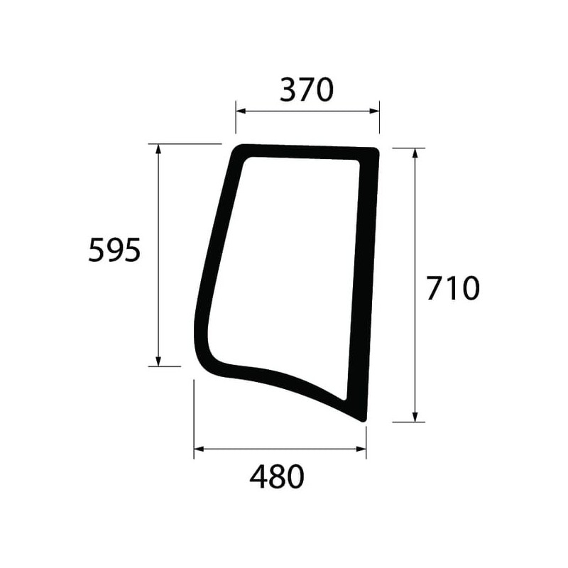 Side window - 222812010660N Side window - 222812010660N