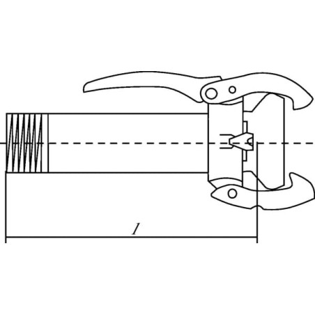 Female 2 inch coupling with 2 inch male thread - 2206000