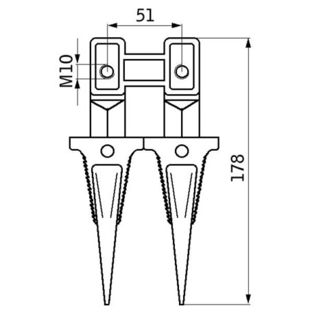 Double finger - 22160N