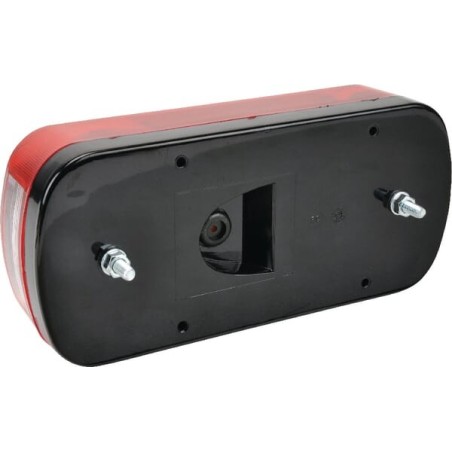 Rear light rectangular, 12V, red/amber, bolt on, 218xMidipoint II by Aspöck - 243200167