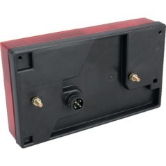 Rear light RH rectangular, 12V, red/amber, bolt on, Multipoint by Aspöck - 245205507