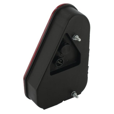 Rear light RH triangular, 12V, red/amber, bolt on, Earpoint III by Aspöck - 244800007