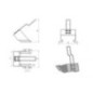 Wheel chock holder - 244377 Wheel chock holder - 244377
