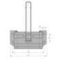 Wheel chock holder - 244377 Wheel chock holder - 244377