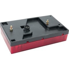Rear light RH rectangular, 12V, red/amber, bolt on, Multipoint by Aspöck - 245200007