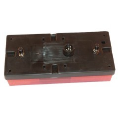 Rear light rectangular, 12V, red/amber, bolt on, Midipoint by Aspöck - 246200007