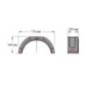 PVC E2275 mudguard - 245821 PVC E2275 mudguard - 245821