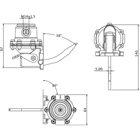 Kraftstoffpumpe SLH - 245193000KR