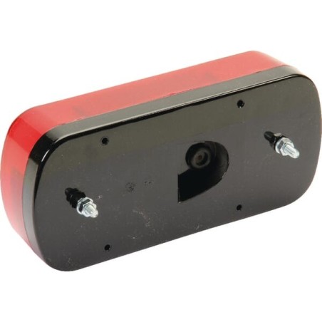Rear light rectangular, 12V, red/amber, bolt on, 218xMidipoint II by Aspöck - 243000157