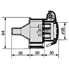 25008100 Cobo, 7-pin socket 