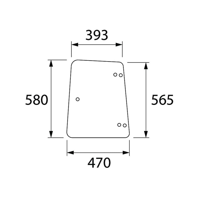 Side window - 247811040010N Side window - 247811040010N