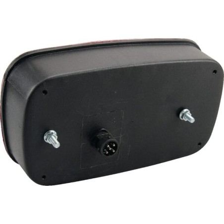 Rear light RH rectangular, 12V, red/transparent, bolt on, 244xMultipoint III by Aspöck - 248211007