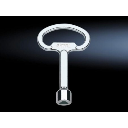 Cabinet key, 8mm triang. - 2546000