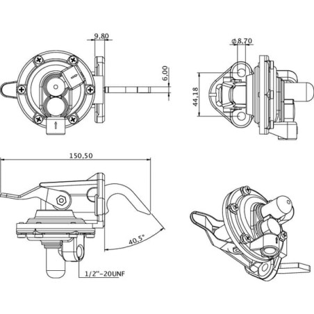 Kraftstoffpumpe Perkins - 2641336KR