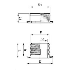 Tank outlet 2 inch - 260010