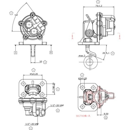 Kraftstoffpumpe Perkins - 2641808KR