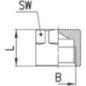 Plug female BSP - 261318