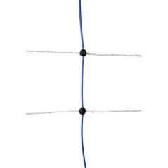 Siatka na dzikie zwierzęta TitanNet 50 m / 145 cm niebiesko/biała podwójny kolec AKO - 27380