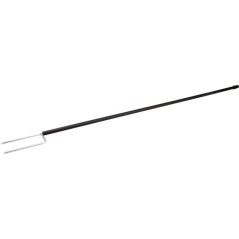Słupek zapasowy czarny, 90 cm z podwójnym szpikulcem - 27277