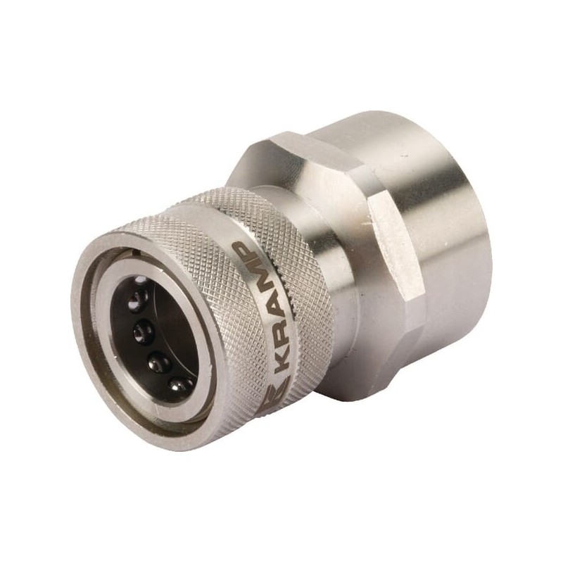 Szybkozłącze gniazdo średnica 18.2 mm gwint wewnętrzny 3/8 cali ze stali nierdzewnej - 2704380KR