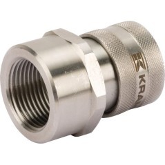 Szybkozłącze gniazdo średnica 18.2 mm gwint wewnętrzny 3/8 cali ze stali nierdzewnej - 2704380KR