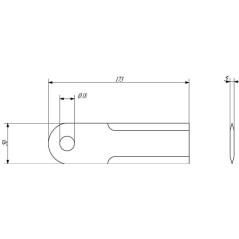 Chopping knife - 281405Z