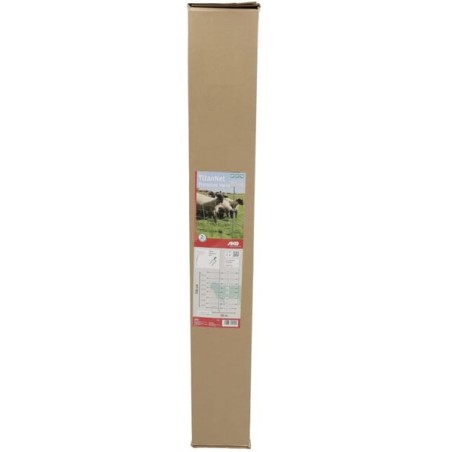 Siatka ogrodzeniowa 108 cm z podwójnym kolcem, 50 m biała/niebieska, TitanNet Premium - 27831