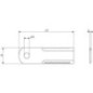 Häckselmesser gez. 5 mm - 281406CH Häckselmesser gez. 5 mm - 281406CH