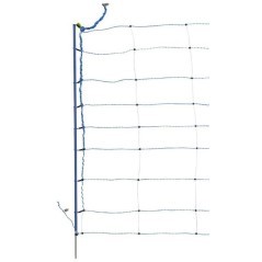 Siatka przeciw dzikim zwierzętom TitanNet Premium XBraid 50 m / 122 cm niebiesko/biała pojedynczy kolec - 27840AKO