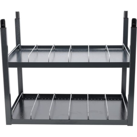 Centre module with 2 shelves with moveable dividers - 291708537