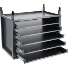 Centre module with 5 pull out shelves without boxes - 291752237