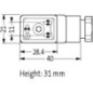 Ventilstecker Typ BI - 29805MSUDB10000000