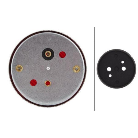 Rear light red, Hella - 2SA997022001