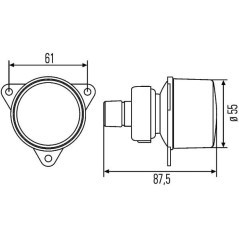 2BA008221001 Hella, Vordere Lichter 