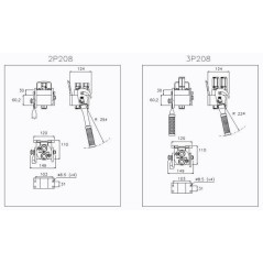 Szybkosprzęg Multifaster G DN12-2 x 1/2 cali BSPP część stała - 2P208G212GFC
