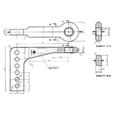 Square hitch eye - 30000116