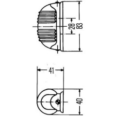 2BA001227201 Hella, Vordere Lichter 
