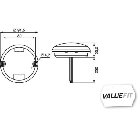 LED - Rück-, Brems- Blinkl. - 2SD357028001