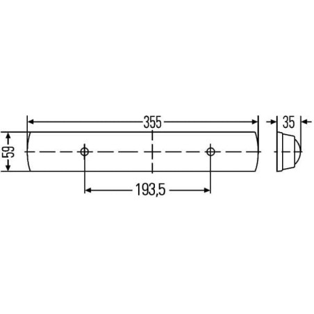 LED-Deckenleuchte mit Schalter - 2JA007373161