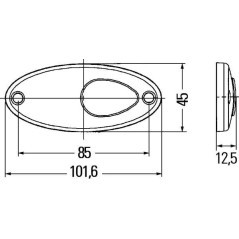 2PG964295111 Hella, Parkleuchten 