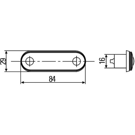 LED-Parkleuchte weiß - 2XT959510427