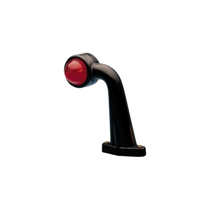 Lampa obrysowa 5W 12V czerwona/biała przykręcana Hella - 2XS950071031