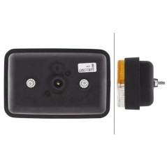 Lampa kierunkowskazu i postoju 21/5W prostokątna, 12V przykręcana Hella - 2BE997131081