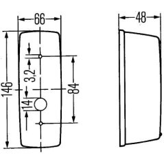 2BA001277011 Hella, Vordere Lichter 