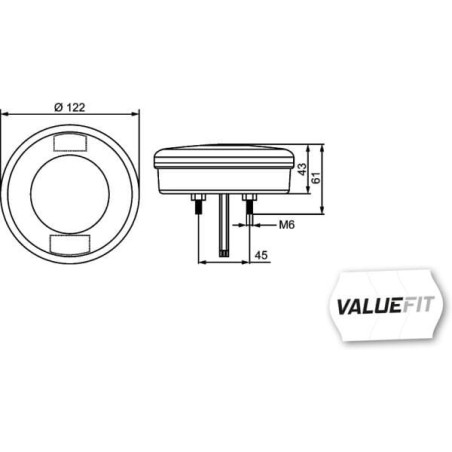 LED - Rück-, Brems- Blinkl. - 2SD357027001