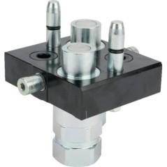 Multifaster DN20-2 x 3/4 inch BSPP movable section plug - 2P510234GMC