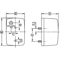 2BA002652101 Hella, Vordere Lichter 