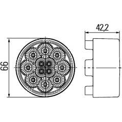 2BA009001431 Hella, Vordere Lichter 